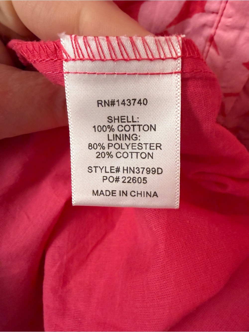 Hyacinth House Tuckernuck Louisa Maxi Dress in Pink Floral 100% Cotton XS $158 - Picture 8 of 9